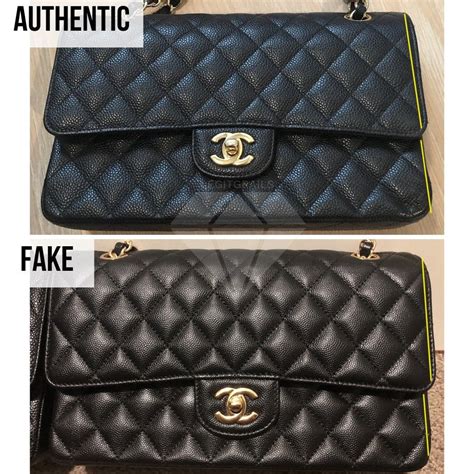 original versus fake chanel bags|authentic copy of Chanel handbags.